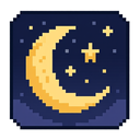 icon_fashion_moon_pixel_art icon preview