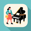icon_fashion_piano_flat_design icon preview