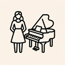 icon_fashion_piano_line_art icon preview