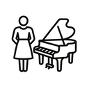 icon_fashion_piano_minimal_outline icon preview