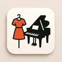 icon_fashion_piano_minimalist icon preview