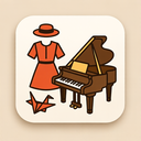 icon_fashion_piano_origami icon preview