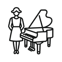 icon_fashion_piano_outline icon preview