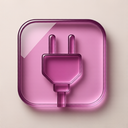 icon_fashion_plug_glassy icon preview