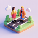 icon_fashion_road_3d_isometric icon preview