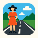 icon_fashion_road_geometric icon preview