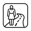 icon_fashion_road_minimal_outline icon preview