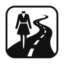 icon_fashion_road_monochrome icon preview