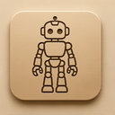 icon_fashion_robot_embossed icon preview