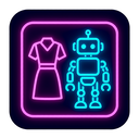 icon_fashion_robot_neon icon preview