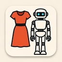 icon_fashion_robot_thin icon preview