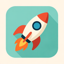 icon_fashion_rocket_flat_pastel icon preview