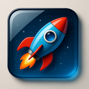 icon_fashion_rocket_glassy icon preview