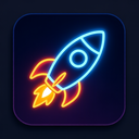 icon_fashion_rocket_glow_effect icon preview