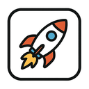 icon_fashion_rocket_simplified icon preview