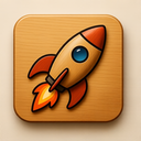 icon_fashion_rocket_wooden icon preview