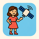 icon_fashion_satellite_cartoon icon preview