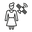 icon_fashion_satellite_minimal_outline icon preview
