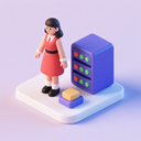 icon_fashion_server_3d_isometric icon preview