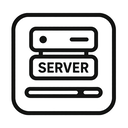 icon_fashion_server_monochrome icon preview