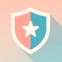 icon_fashion_shield_flat_pastel icon preview