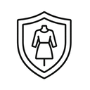 icon_fashion_shield_minimal_outline icon preview