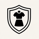 icon_fashion_shield_monochrome icon preview