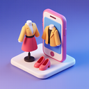 icon_fashion_smartphone_3d_isometric icon preview