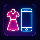 icon_fashion_smartphone_glow_effect icon preview