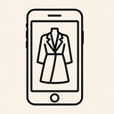 icon_fashion_smartphone_line_art icon preview