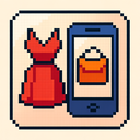 icon_fashion_smartphone_pixel_art icon preview