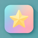 icon_fashion_star_flat_pastel icon preview