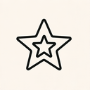 icon_fashion_star_line_art icon preview