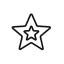 icon_fashion_star_minimal_outline icon preview