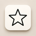 icon_fashion_star_minimalist icon preview