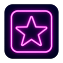 icon_fashion_star_neon icon preview