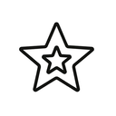 icon_fashion_star_outline icon preview