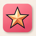 icon_fashion_star_sharp_edges icon preview