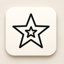 icon_fashion_star_thin icon preview