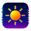 icon_fashion_sun_digital_glitch icon preview