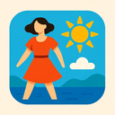 icon_fashion_sun_dynamic icon preview
