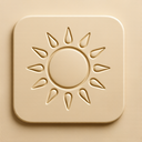icon_fashion_sun_embossed icon preview