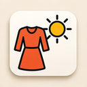 icon_fashion_sun_filled icon preview