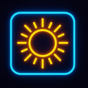 icon_fashion_sun_neon icon preview