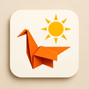 icon_fashion_sun_origami icon preview