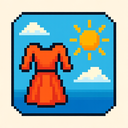 icon_fashion_sun_pixel_art icon preview
