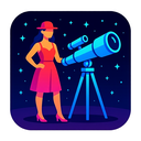icon_fashion_telescope_futuristic icon preview