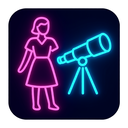 icon_fashion_telescope_neon icon preview