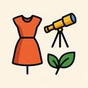 icon_fashion_telescope_organic icon preview