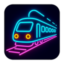 icon_fashion_train_neon icon preview
